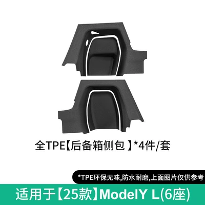 Modelə uyğun ayaqaltı – Tpe Floor Mats - 25-tesla-model-yl-trunk-side-bags-with-carton