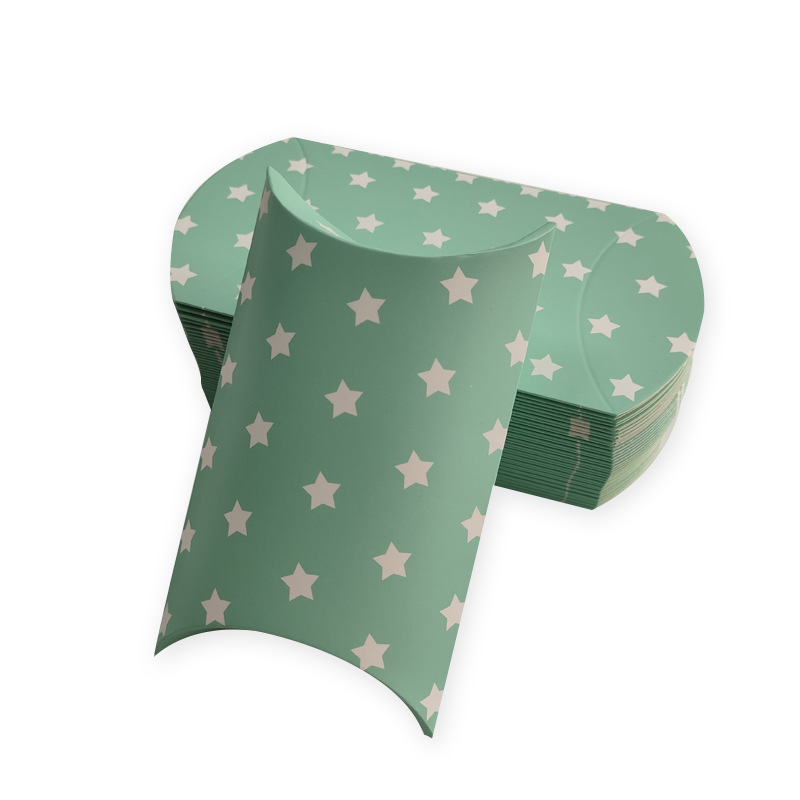 绿色五角星枕头盒