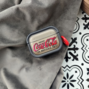 Coke tide brand for Airpods4/3/1/2 generation protective cover soft apple pro2 earphone case 3 new 3 bluetooth case