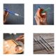 10pcs Kitchen Tools Stainless Steel Brush Brush Bottle Straw Cleaning Brush Nylon Test Tube Brush Straw Brush Cup Brush