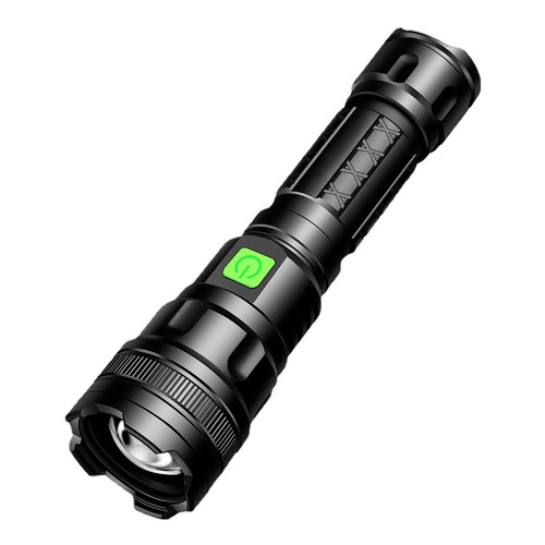 LED flashlight for home emergency, retractable mini zoom long-range outdoor fishing and climbing rechargeable flashlight