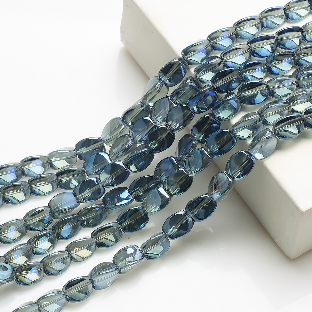 32g Weight Beads Jewelry Making Type 10 * 12mm Jewelry Making Size DIY Jewelry Accessories Classification 20 PCS/Package Quantity glass Material Irregular Pattern Plating Design Simple Style Style 20 PCS/Package 10 * 12mm Glass Irregular DIY Jewelry Accessories Beads 12