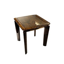 宾利BENTLEY油漆边几意大利小茶几木皮拼花角几 后现代家具高定