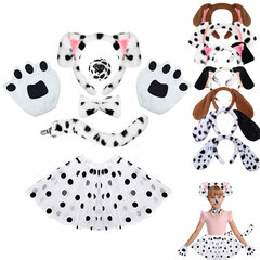 2025年アマゾンクロスボーダーサプライパーティーMaidong犬耳ピンクダルメシアンヘッドバンドテールパフォーマンスドレスアップ衣装