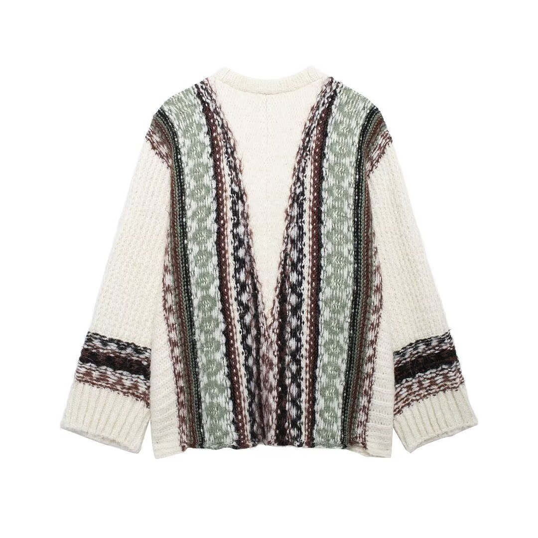 Thick Bohemian Woven Cardigan