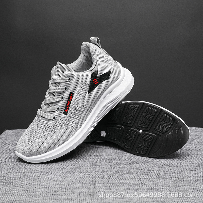 La nueva zapatilla de deporte ocasional de las mujeres transfronterizas suela suave zapatos corrientes ligeros respirables zapatos cómodos de la mamá fábrica al por mayor