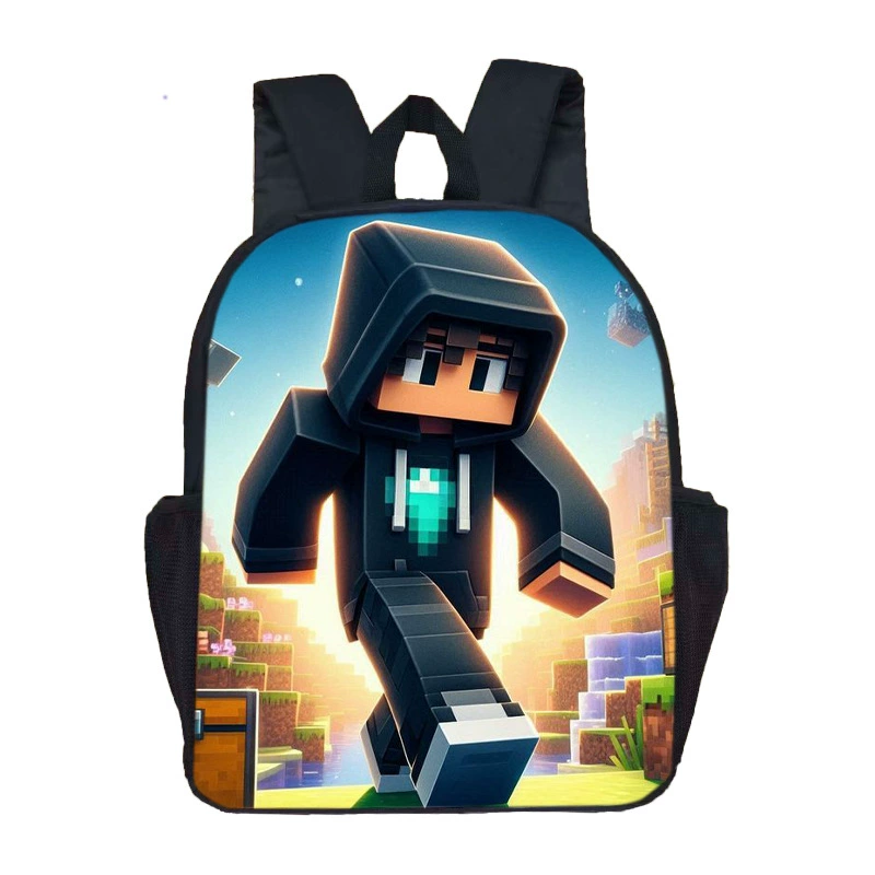 Новый школьный рюкзак Minecraft с принтом, ранняя школьная сумка, единый оснащенный набор, оптовая продажа