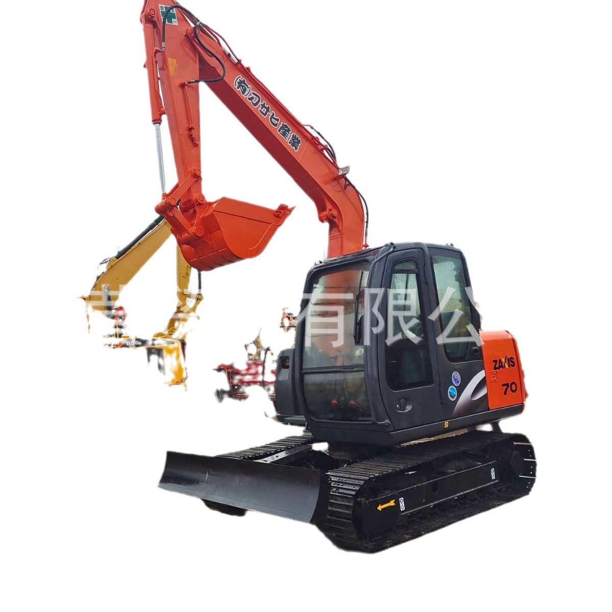 Excavadora de ocasión Hitachi 70 excavadora de ocasión modelo Hitachi 120/200/240 de segunda mano