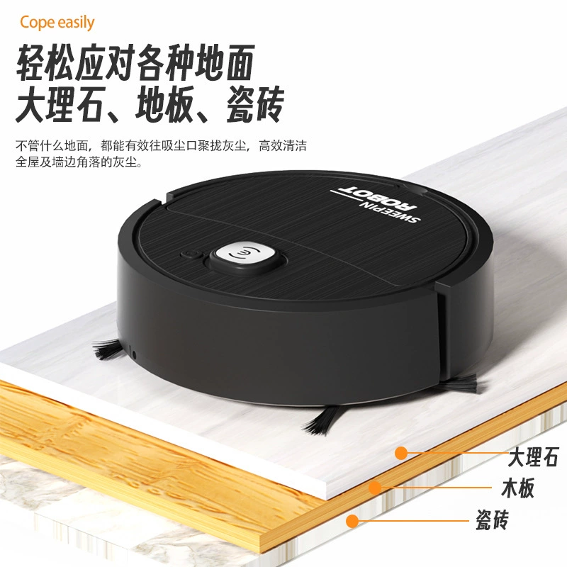 Smart Robot Vacuum Cleaner, Automatic Home Sweeper, Compact Silent Design, 2.5 cm Low-Profile