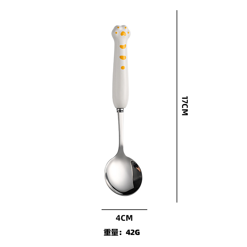 백호발톱 304-숟가락