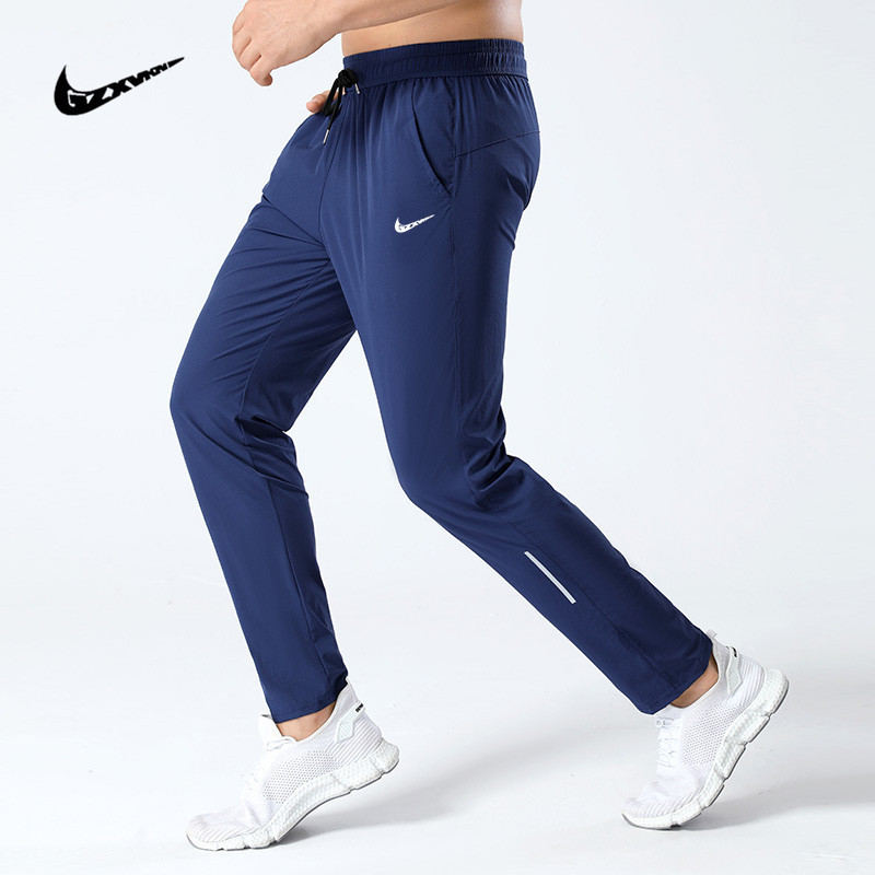 Men's Sports Pants Men's Cool Spring and Summer Quick-drying Pants Loose Woven Elastic Breathable Fitness Training Casual Pants
