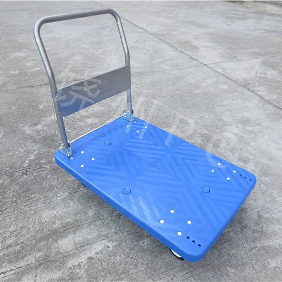 300公斤手推车四轮推货车折叠静音手拉车搬运车拉货平板车小推车