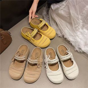 Summer Outer Wear 2025 New Slippers for Women, Fashionable Non-Slip Slippers, Fairy Style Baotou Sandals, Women's Shoes for Going Out