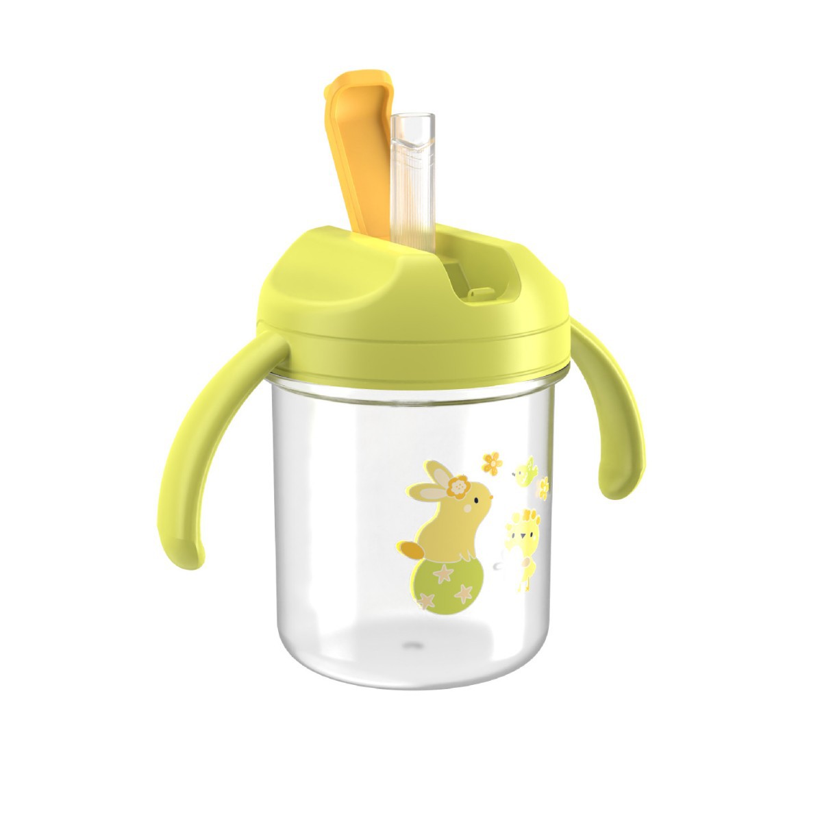 Inglés caja nueva taza de bebés bebés taza de agua taza de leche con escala fábrica directa