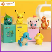 Подлинные украшения Baokemeng Pikachu, аксессуары для салона автомобиля для пары, креативная ручная кукла-утка, мода