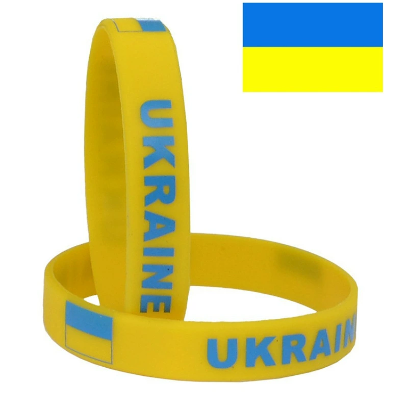 Украина украинский силиконовый браслет на запястье кольцо для руки