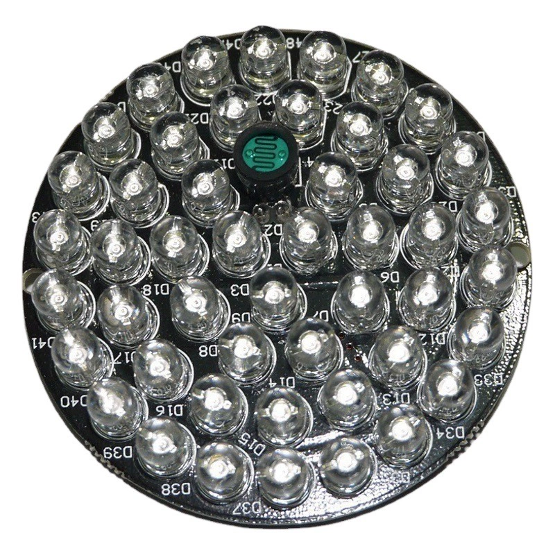 Мониторинг инфракрасного заполняющего света инфракрасная вспомогательная световая панель 850 длин волн вспомогательный свет камеры 12 В 48 Ф5 огни