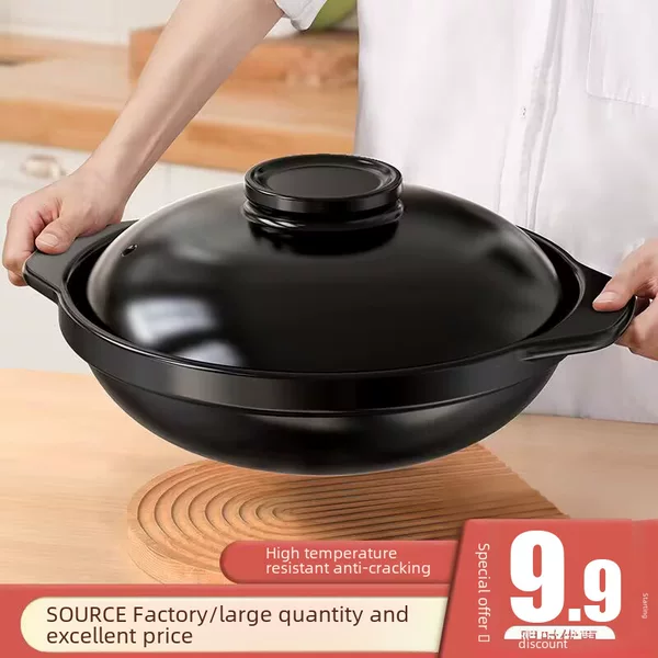 Casserole Stew Pot Household Gas Pot Rice Special Soup Pot High Temperature Resistant Dry Burning Non-cracking small size Casserole Soup Pot Commercial
