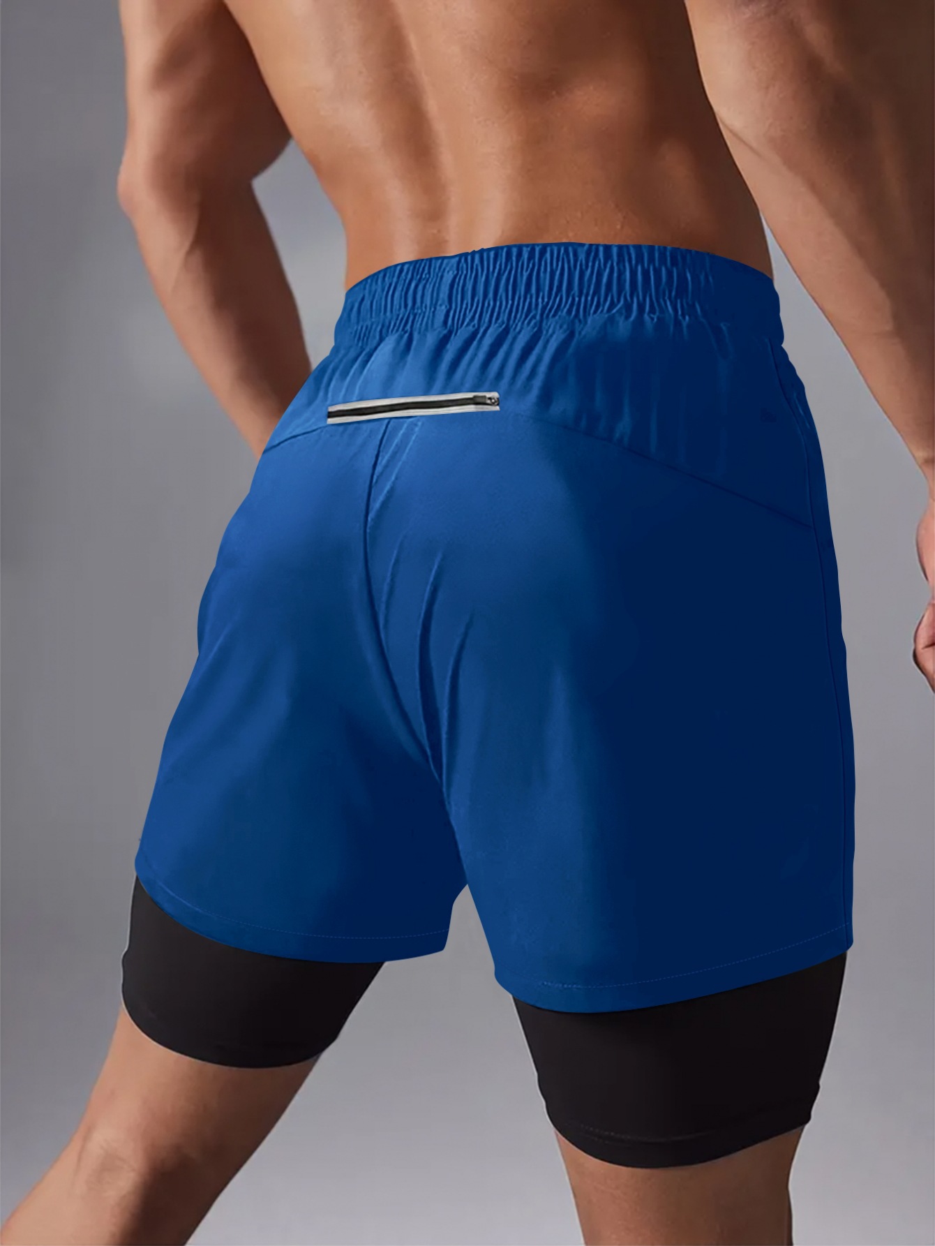 Men's Clothing Athletic Pants Casual Outdoor Breathable Multi Pocket Double Layer Shorts Muscular Design_viptrois.com