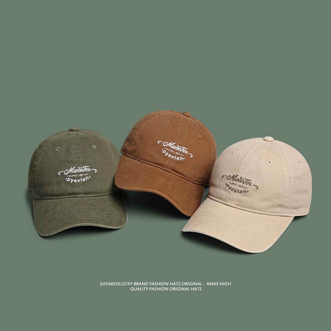 Japonés retro cepillado casquillo de pico de los hombres lavado suave superior de alta calidad gorra de béisbol americano inglés bordado sombrero de ala ancha