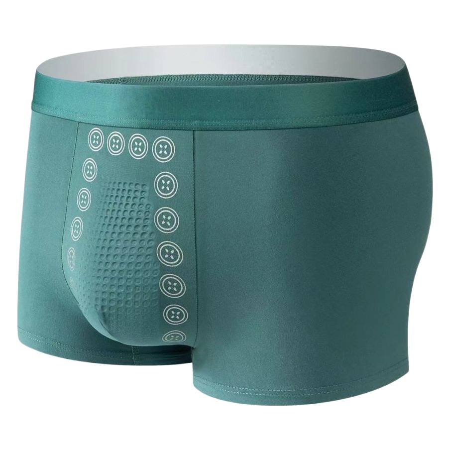 Ropa interior transfronteriza para hombre, pantalones de masaje de otoño e invierno, de seda de leche, cómodos, transpirables, energéticos, bóxers de cintura media, venta al por mayor y dropshipping.