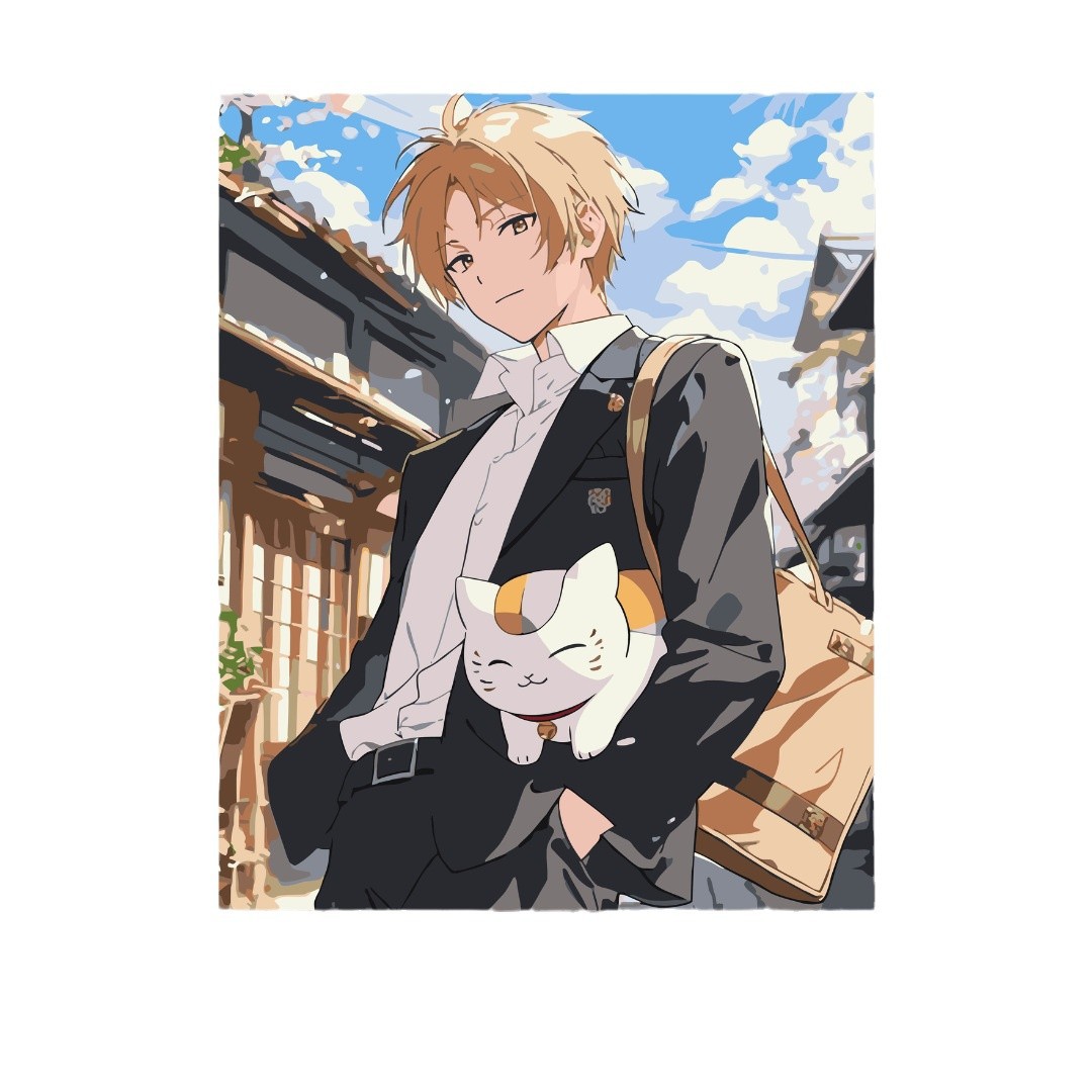 DiDi [al por mayor] pintura al óleo digital dibujos animados dibujos animados pinturas decorativas hechas a mano 40 * 50