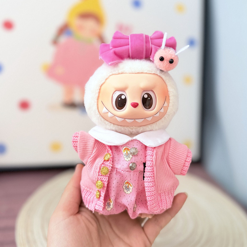 仅衣服] 一/二代La布布衣服挂件拉布布坐坐派对娃衣挂件草莓熊萌|undefined