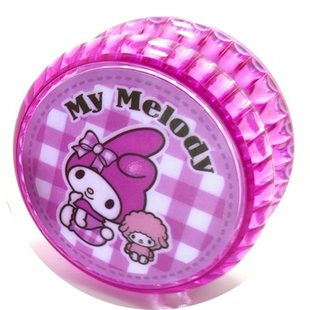 6Bvq Swing Type Double Light Yo-Yo Ice and Snow Belle Baoli Yo-Yo Kuromi Toy Children's Gift Ice Purple