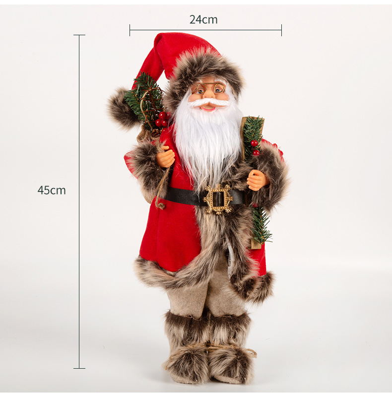 Navidad Moda Santa Claus Pvc Paño Adornos Fiesta 1 Pieza display picture 2