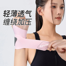 日本运动护腕薄款防扭伤腱鞘护手腕关节劳损固定带羽毛球健身腕套