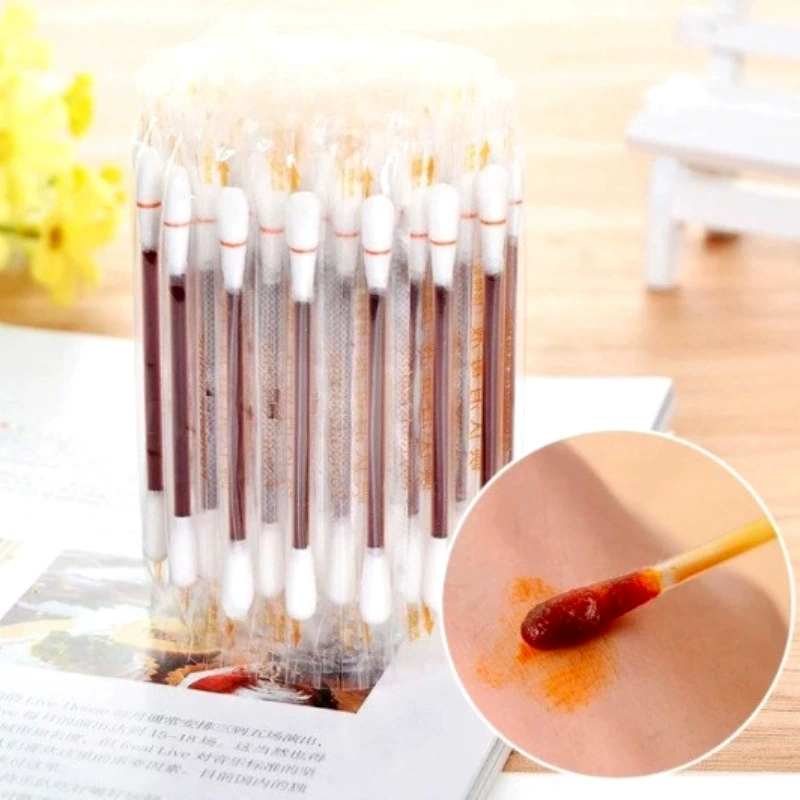 Открытый портативный йодофорный ватный тампон дезинфицирующее средство одноразовые детские дезинфекция ран пупка независимая упаковка спиртовой ватный тампон