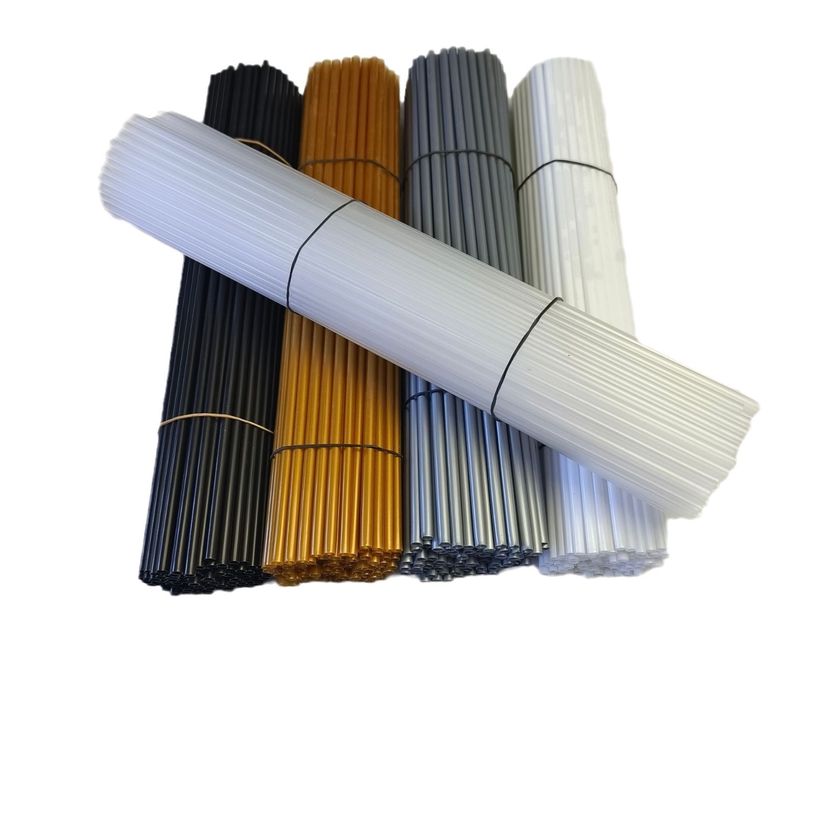 Fábrica al por mayor engrosada globo varilla soporte accesorios de plástico alargado engrosado globo varilla macaron color boda diseño