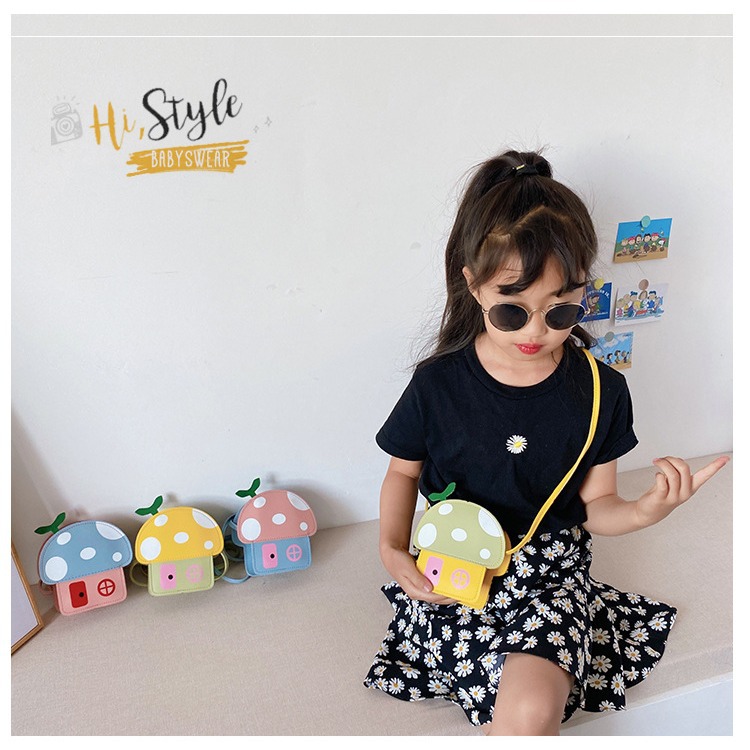 Bolso de Niños de moda personalizado 2020 nuevo estilo coreano contraste color de moda hombro crossbody seta pequeña bolsa de casa