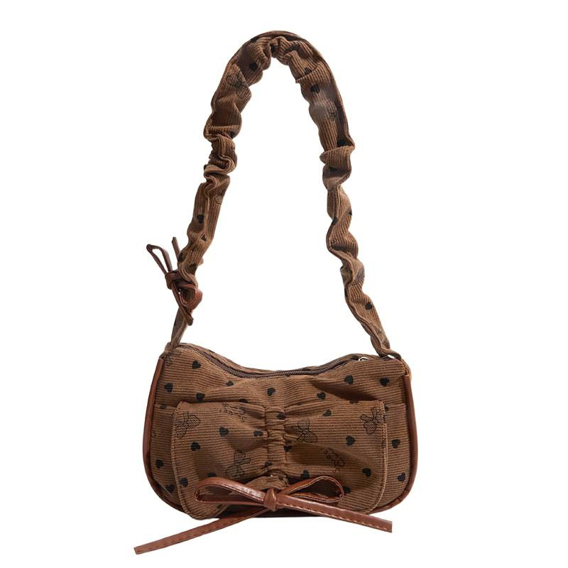 Borsa a tracolla minimalista retro piccola quadrata testurizzata_voghion.com