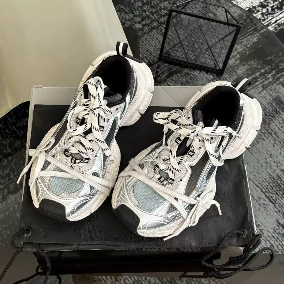 Кроссовки‑«dad shoes» Paris 3XL — унисекс, массивная подошва, повседневные спортивные