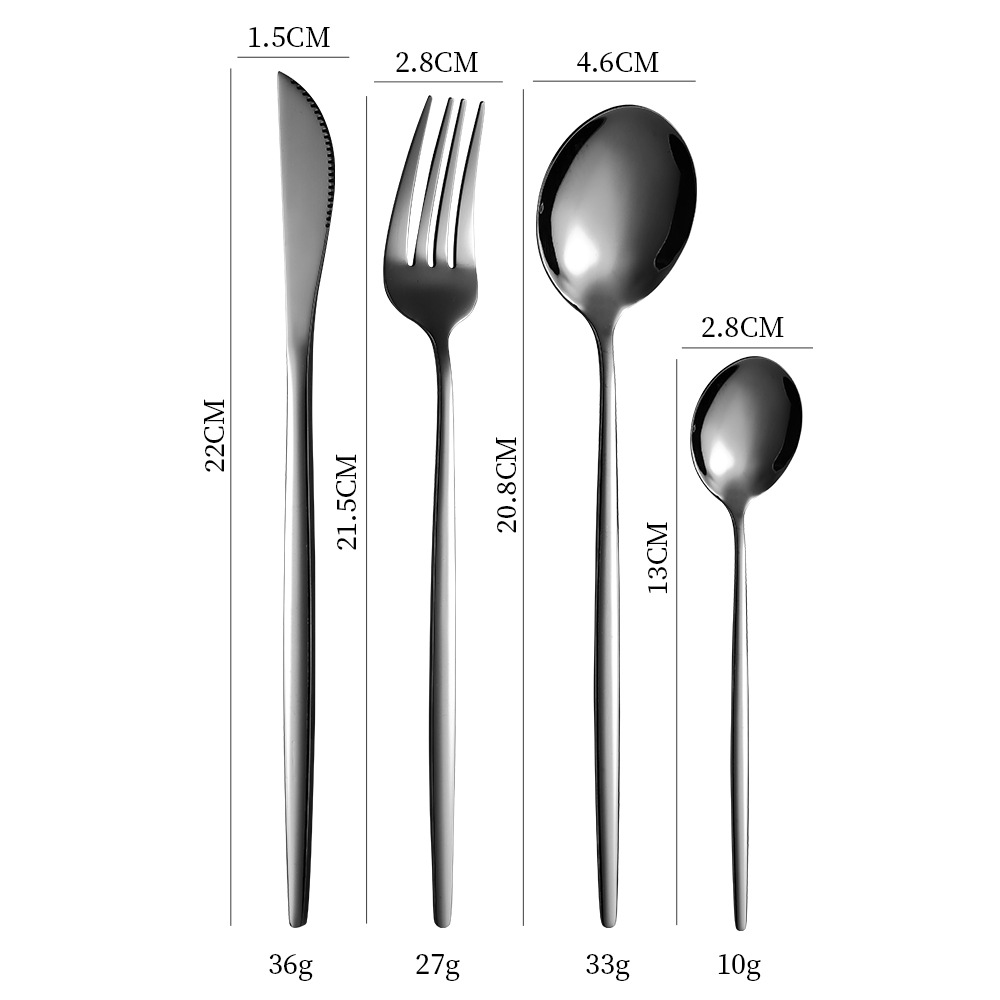 Bestiksæt i rustfrit stål til hotel og restaurant_voghion.com