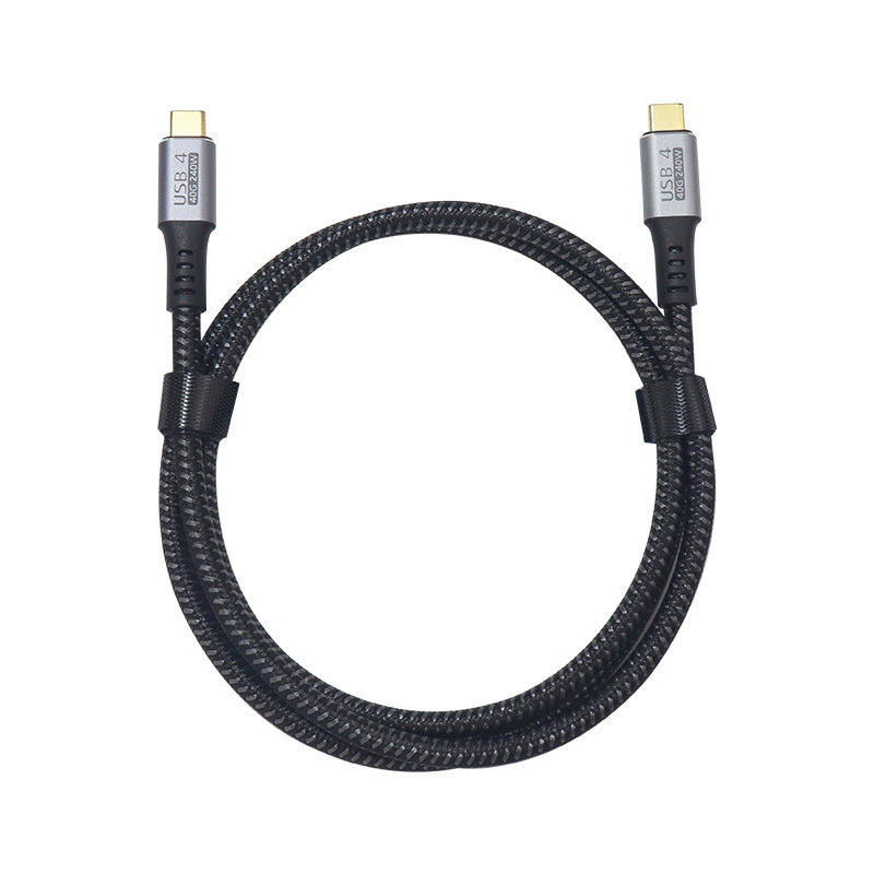 Спот USB4 кабель данных PD240W быстрая зарядка 40GBP передача с высокой четкостью видео совместим с Mac двойная головка Type-C