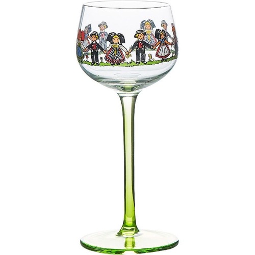 阿尔萨斯风格小人杯红酒葡萄酒杯高颜值ins北欧风可爱创意娃娃杯