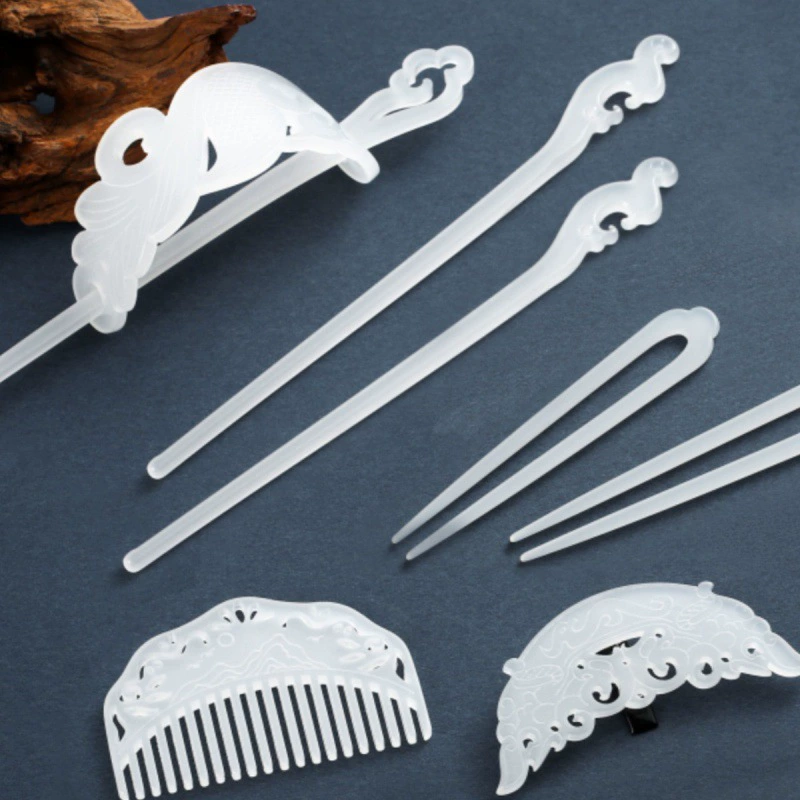 Hanfu, hair accessory, retro hairgrip, full set