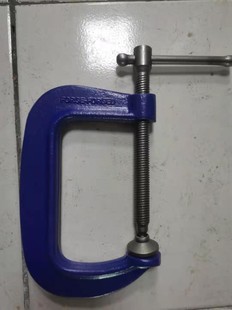 C- clamp for forging fixture