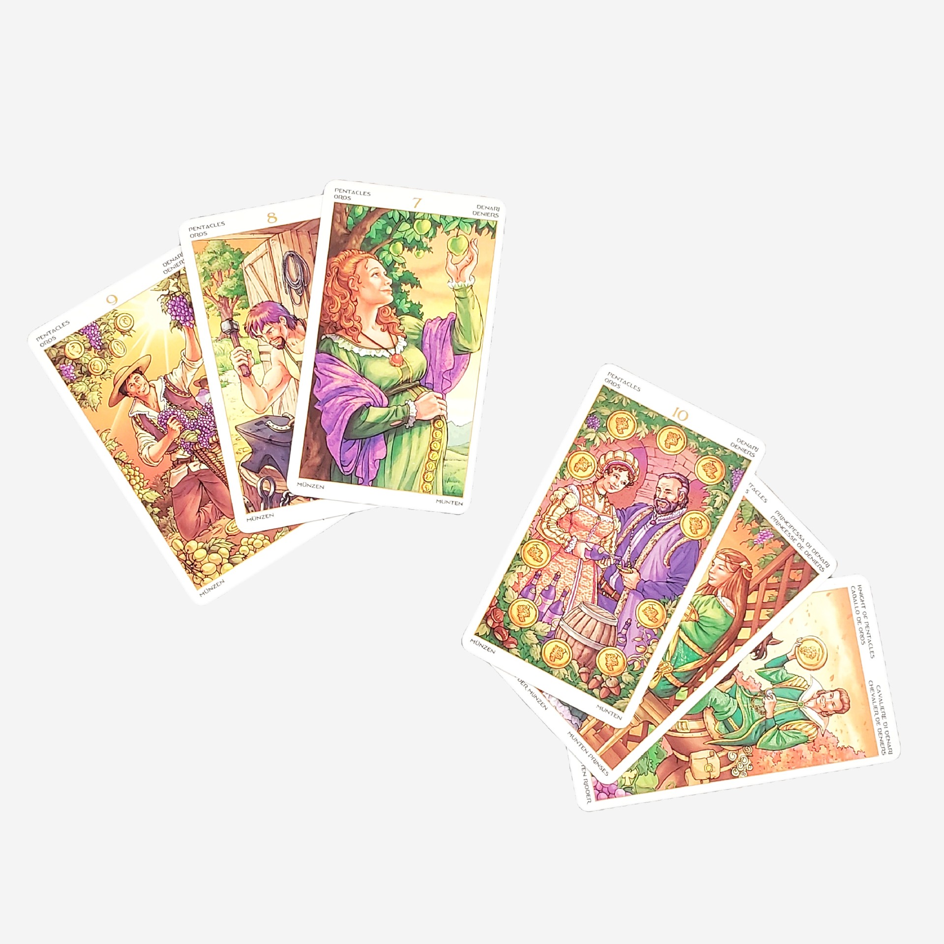 Wheel Of The Year Tarot Card Deck Party Game For Tarot Enthusiasts_voghion.com