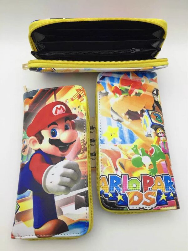 Mario Odyssey Cartoon Wallet Long Men and Women Student Clutch Bag Teenager Personalized Wallet Card Bag