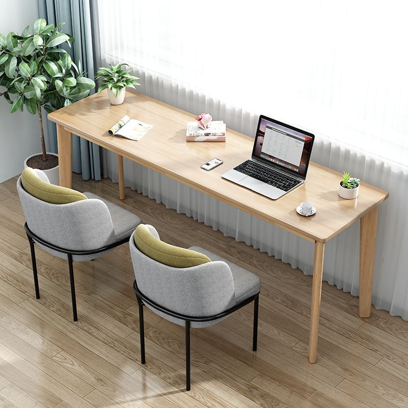 1.6 m solid wood double desk side by side children's home two-person computer desk 1.8 lengthened twin study desk