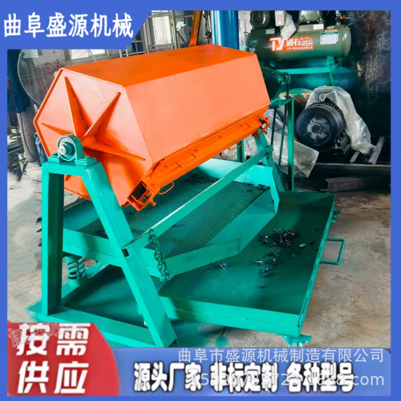 六角滚筒抛光机五金件除锈去毛刺翻新石材抛光倒角研磨机