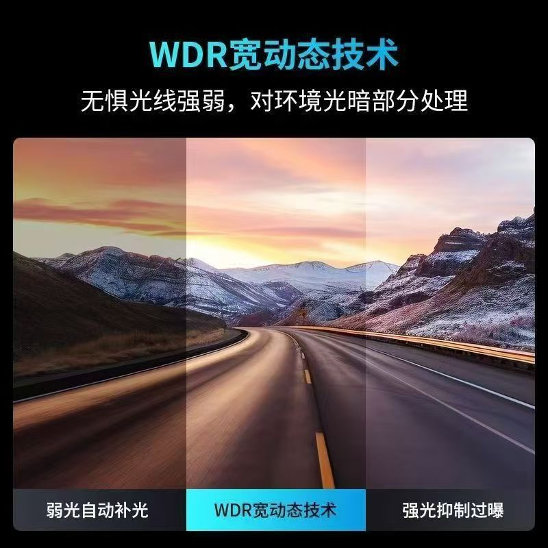 Factory direct supply 4K HD 10inch large-screen streaming media dashcam with front and rear dual recording and rearview camera connected via app