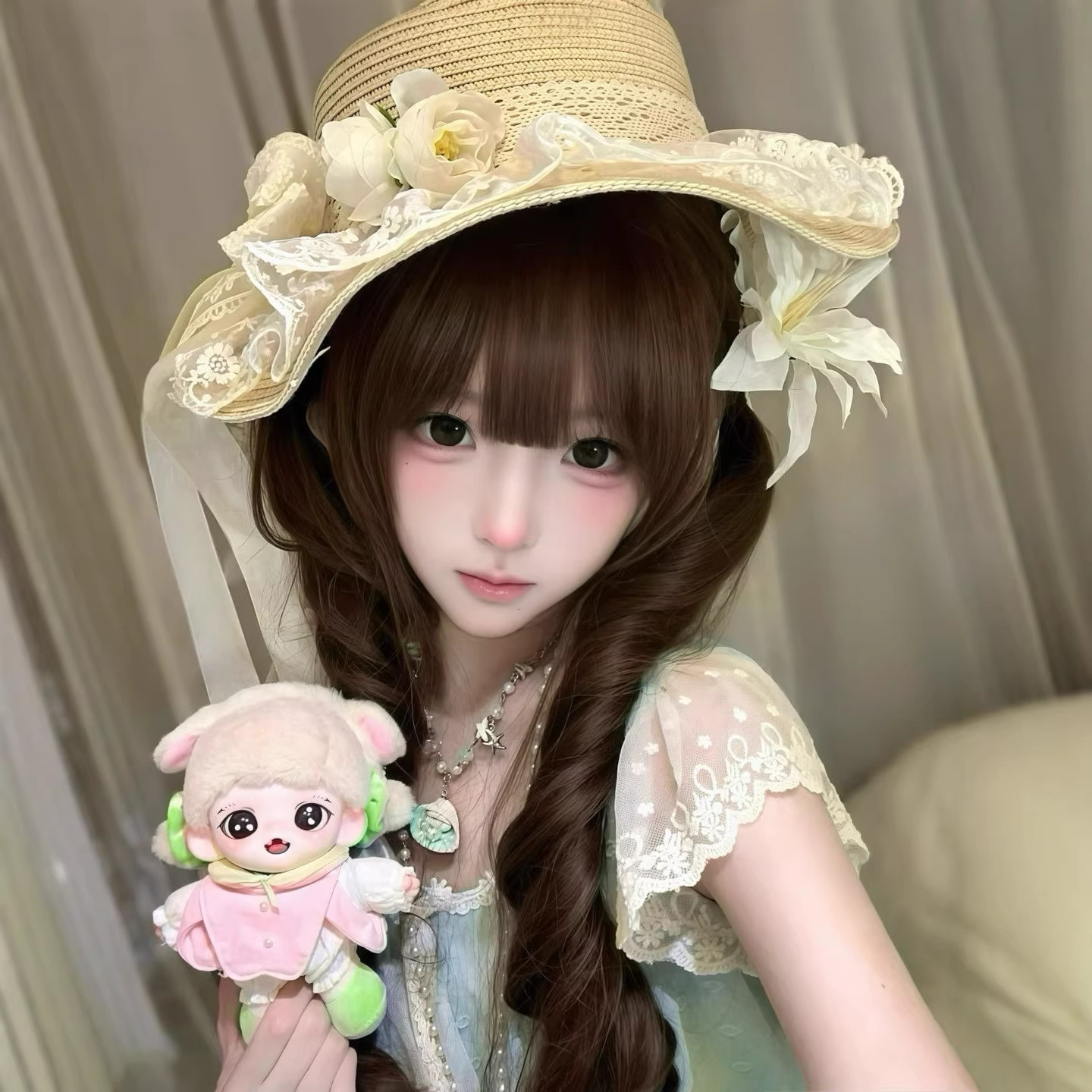 Charming Spring Color Coni Wig for Women - Limited Edition Double Ponytail Lolita Daily Cosplay Full Head Wig