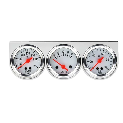 temperature, oil pressure, and voltage gauge – automobile instrument