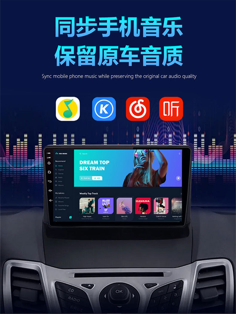 Cross-border wireless 2-in-1 smart carplay box adapter Android Autocarplay box car-machine interconnection box
