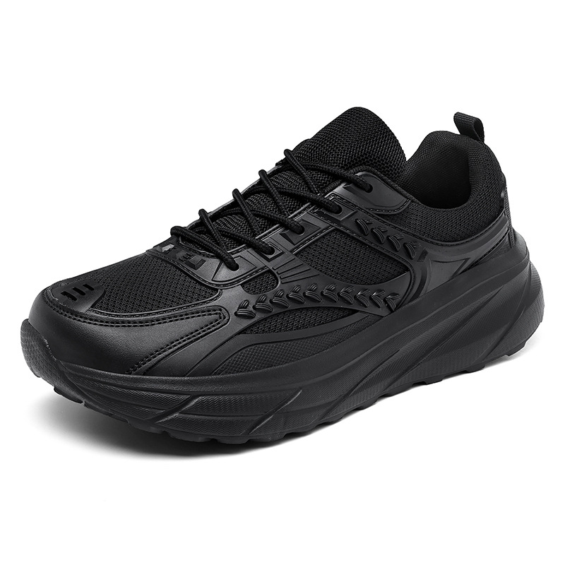 Men's wide-toe running shoes, dad shoes, spring/autumn low-top mesh sneakers, large-size casual running shoes, wide-foot sports shoes