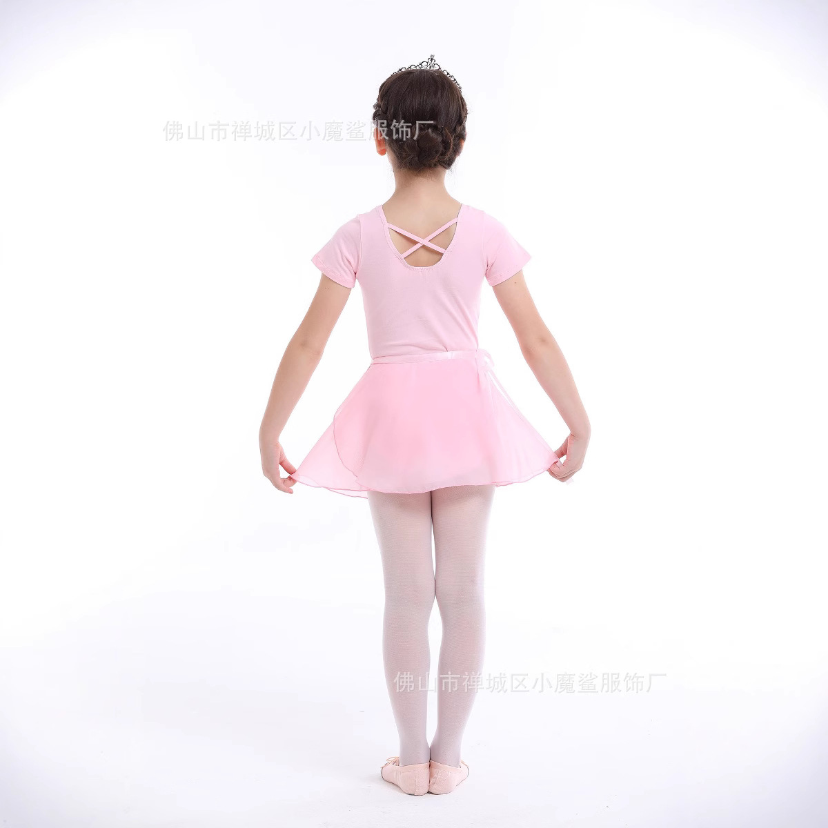 Ropa de baile de Ballet para niños Venta caliente niñas de primavera y verano ropa de práctica de manga corta cuerpo ropa de rendimiento para niños